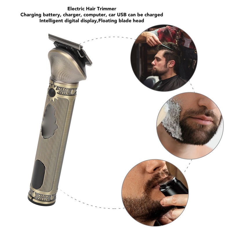 Electric Hair Trimmer Multi Function Low Noise USB Electronic Waterproof