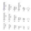 wugongshan 550 Pcs Screws Bolts and Nuts Assortment Kit, Metric