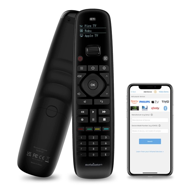 SofaBaton U2 Universal Remote, All in one Smart Universal Remote