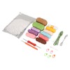 Crochet Starter Kit Educational Colorful DIY Craft Supplies Crochet Potted