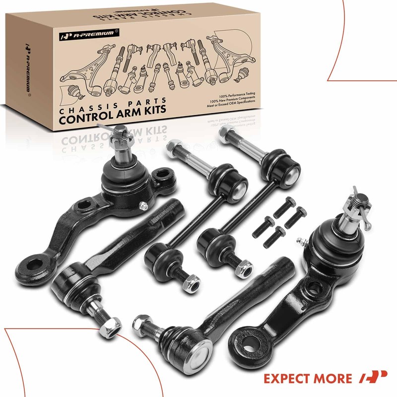 A-Premium 6Pcs Front Suspension Kit, Sway Bar Link Lower Ball