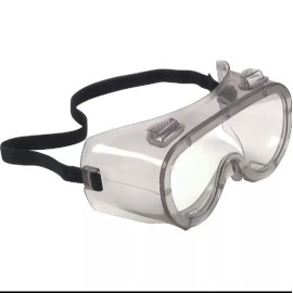 Safety Works Chemical and  Gray Tint Frame Safety Goggles with Anti-Fog Clear