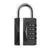 Combination Lock 4 Digit, Resettable, Waterproof Metal, School/Gym Locker Lock,