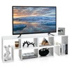 LOKO 3 Pieces Cube TV Stand, Modern Entertainment Center for