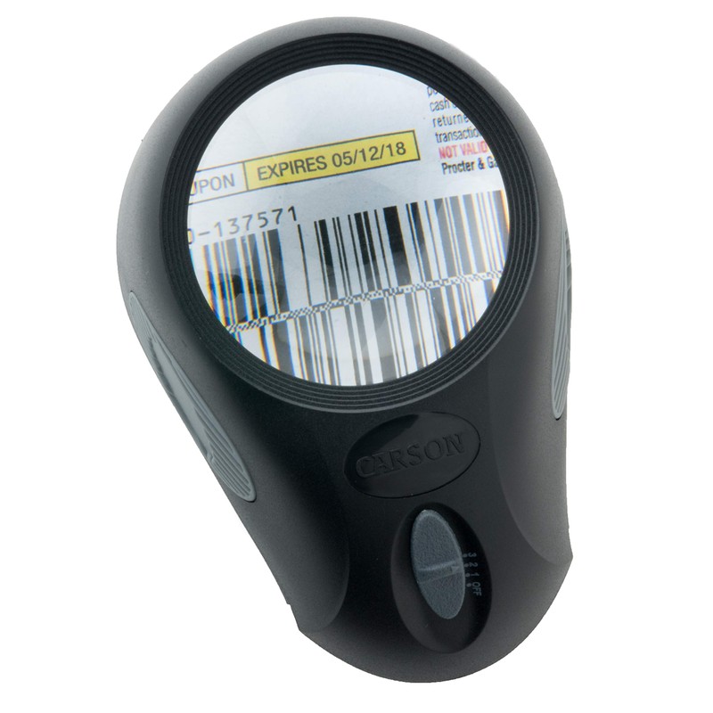 Carson LumiLoupe Ultra 5x LED Lighted Stand Loupe Magnifier with