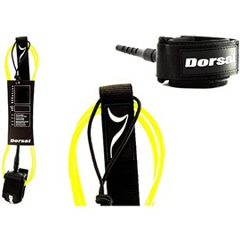 DORSAL Premium Surfboard 6, 7, 8, 9, 10 ft 8 ft Longboard Surf Leash – Yellow/Yellow