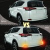 BINQIGOO 2Pc Full LED Rear Bumper Reflector Lights Kit for