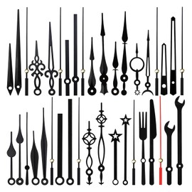 Oidnvay 14 Styles Clock Movement Mechanism,Non-Ticking Clock Hands,DIY Repair Parts Replacement for Clock Repair