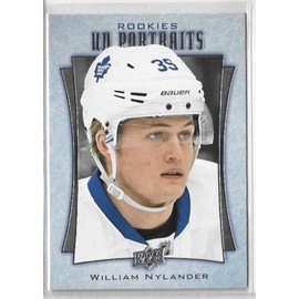 2016-17 Upper Deck Portraits Hockey #P57 William Nylander Rookie Card RC Hockey Card Toronto