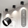 FNOESTY Flush Mount Ceiling Light Fixtures, 20W 4000K Dimmable Cylinder