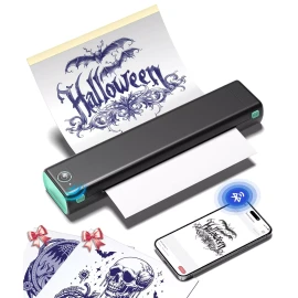 Phomemo M08F Wireless Tattoo Transfer Stencil Printer Compatible Smartphone & Pc