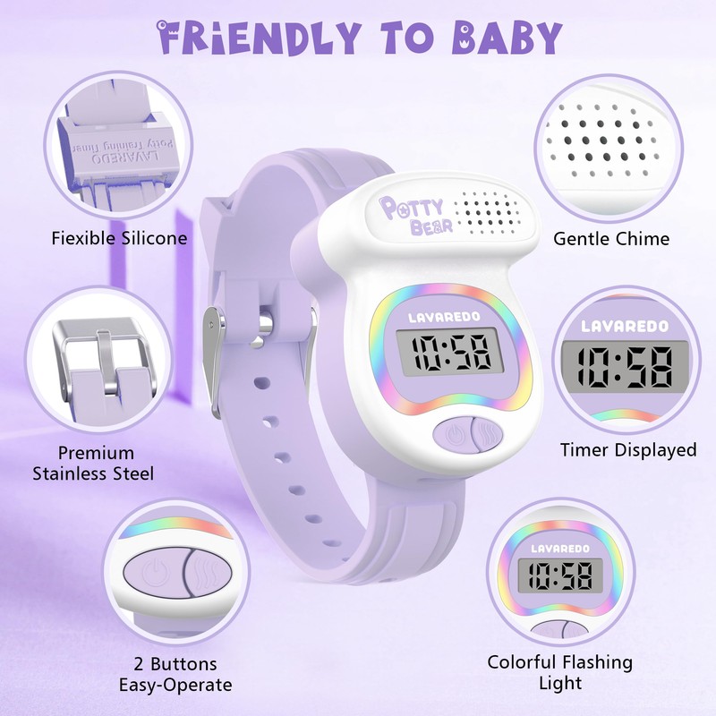 NN BEN NEVIS Potty Training Watch, Potty Timer Toilet Shape
