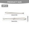 Hopzab 4 Pcs Bodkin Needles, Threader Tool for Sewing &
