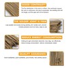 2PCS 6mm Brass Rod, Metal Solid Round Brass Rod Pin