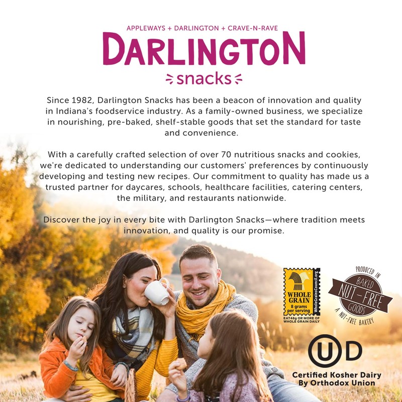 Appleways Whole Grain Cocoa Crispy Bites, All-Natural Individually Wrapped Crispy