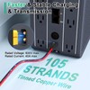 Hiutgowt 12AWG XT60 Solar Cable 10FT, Solar to Charging Cable