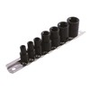 Laser 0897 Impact Star Socket Set 3/8"D, 1/4"D 7pc