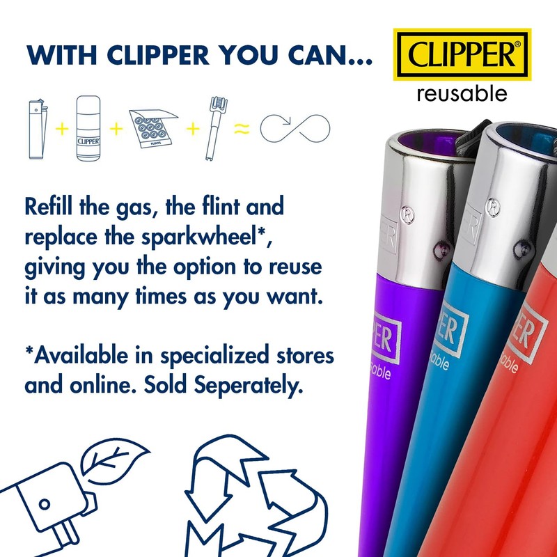 Clipper Lighter 48 Ct – National Stars - Safe Butane