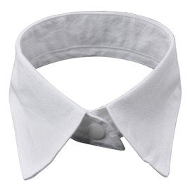 TRIXES Fashion White Detachable Round Collar Choker - False Collar for Women Girls Outfits - Fancy Dress Accessory - One Size