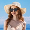 Procity Foldable Straw Hat Women's Sun Hat UV Protection Beach