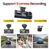 Mr MIP 3-Channel Full HD Dash Cam – 1296p Front,