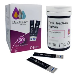 Tiras Reactivas Para Glucosa Diaman 50 Piezas                                                                                                         