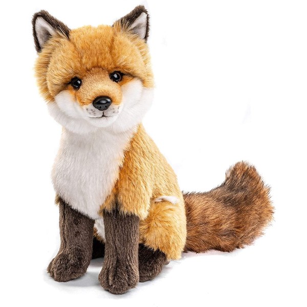 Uni-Toys - Classic Red Fox - 27 cm (Height) - Plush Fox, Forest Animal - Plush Toy, Cuddly Toy