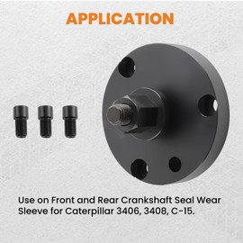 maXpeedingrods Front & Rear Crankshaft Seal Wear Sleeve Installer Tool for Caterpillar 3406, 3408, C15