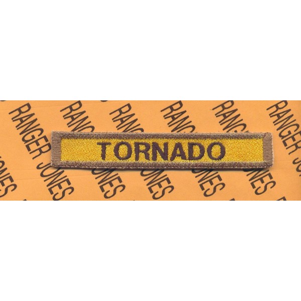 8th Armored Division TORNADO Armor Tank tab 4" patch c/e