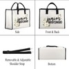 PYOUL Make-up-Tasche für Brautjungfern, Kosmetiktasche, Brautparty-Geschenk, Junior Bridesmaid TT EU,