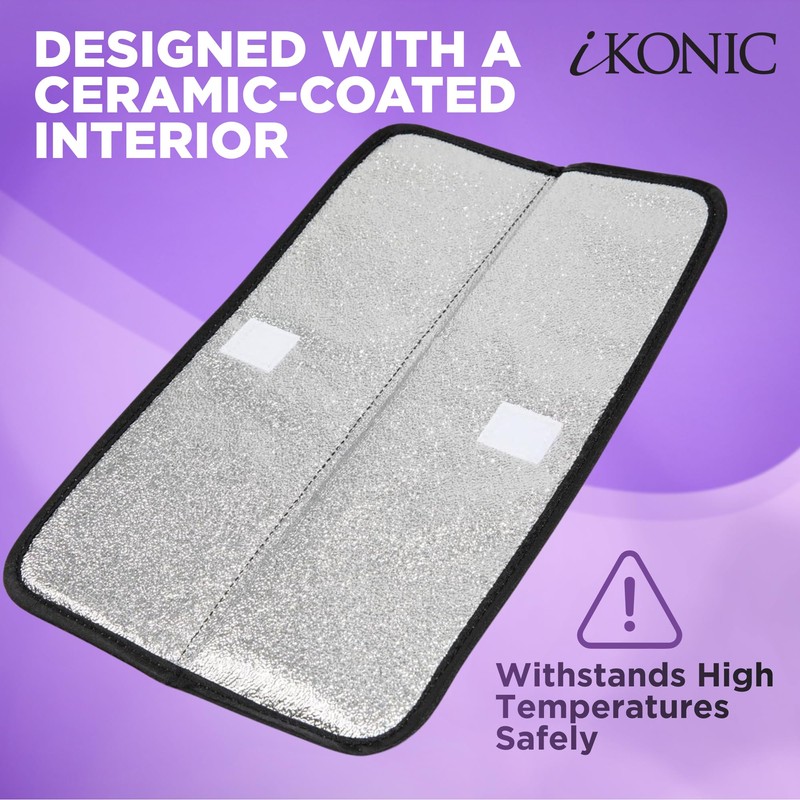 IKONIC Heat Resistant Hair Tools Travel Bag - Compact Storage