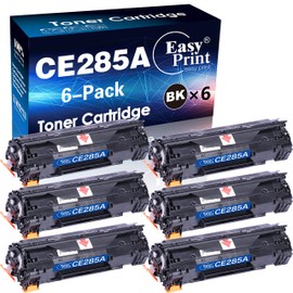 Compatible CE285A Toner Cartridge 85A Used for HP P1100 P1102W Pro M1132 M1210 M1212nf M1214nfh M1217nfw M1219nf Printer (6-Pack Set), Sold by EasyPrint