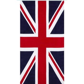 Union Jack Beach Towel, British Flag Bath Towel, 140cm-70cm, Large beach Towel, super absorbent.