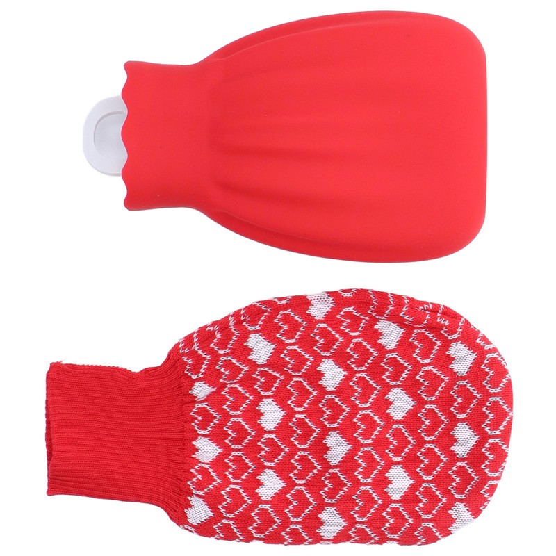 Hot Water Bottle Silicone Explosion Proof Hot Water Bag with