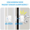Door Alarm Sensor Window Alarms for Home Security Kids Burglar