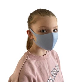 Washable Reusable Kids Blue Face Mask Dustproof Mouth Cover Covering For Boys Girls Children Outdoors Indoors Cycling Ski Protection