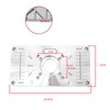 Create idea Router Table Insert Plate Compatible with Makita Routers