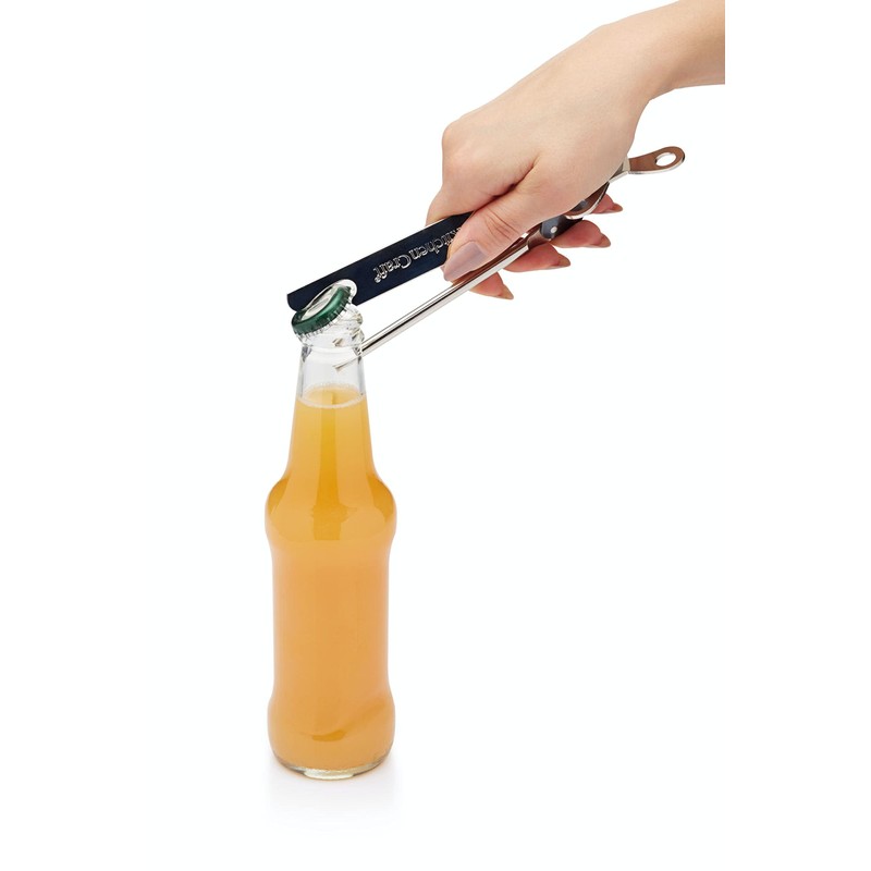 Kitchencraft Butterfly Can Opener, Stainless Steel, Safety and Comfort, 17.5