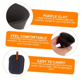 Alipis Vintage Style Bag Tea Set Complete Travel Teapot Set Infuser for Occasions