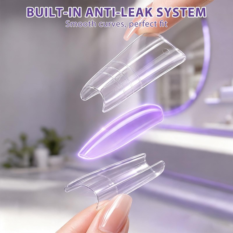 Sandwich Dual Nail Shapes Set - 180 Pieces Multifunctional Sandwich