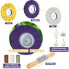 Liliful 12 Pcs 8" Airway Polishing Wheel Kit in Diameter
