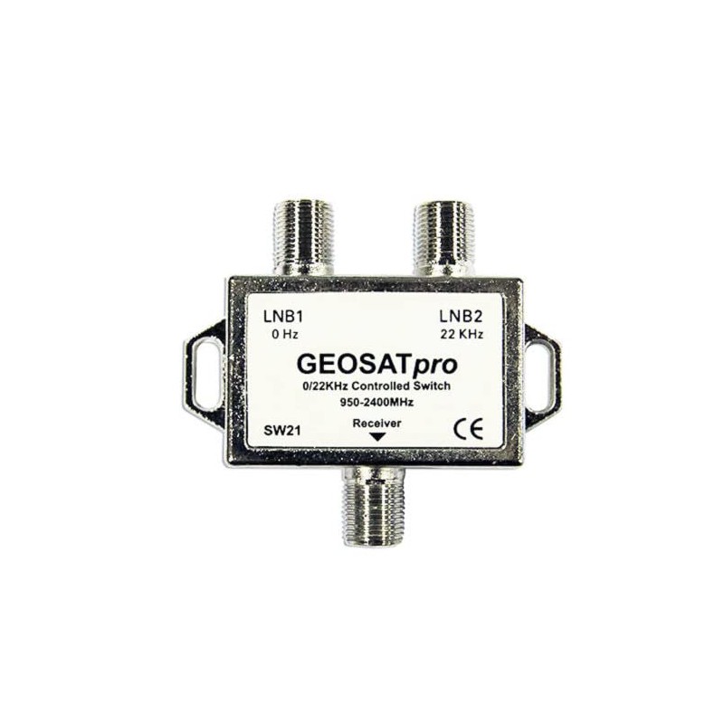 GEOSATpro 22KHz Tone Control Satellite Switch 0/22 KHz 2x1 Switch