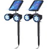 Bell+Howell Bionic Spotlight Duo Solar Lights Outdoor with Motion Sensor