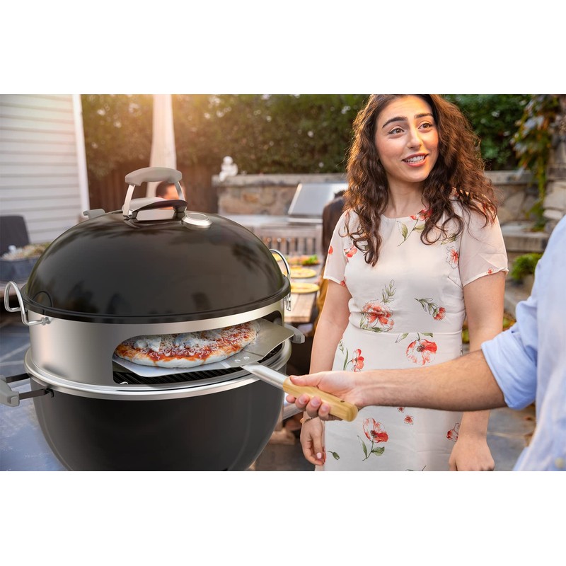 onlyfire Stainless Steel Pizza Ring Kit Pizza Oven Kit for