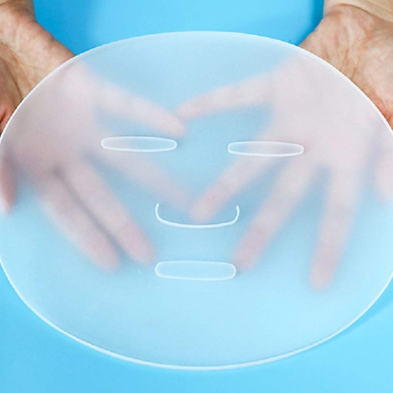 LEORX 2Pcs Face Mask Maker Plate Silicone Reusable Facemask Seaweed