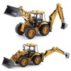 fisca Die-cast excavator backhoe loader front loader truck 1/50 metal