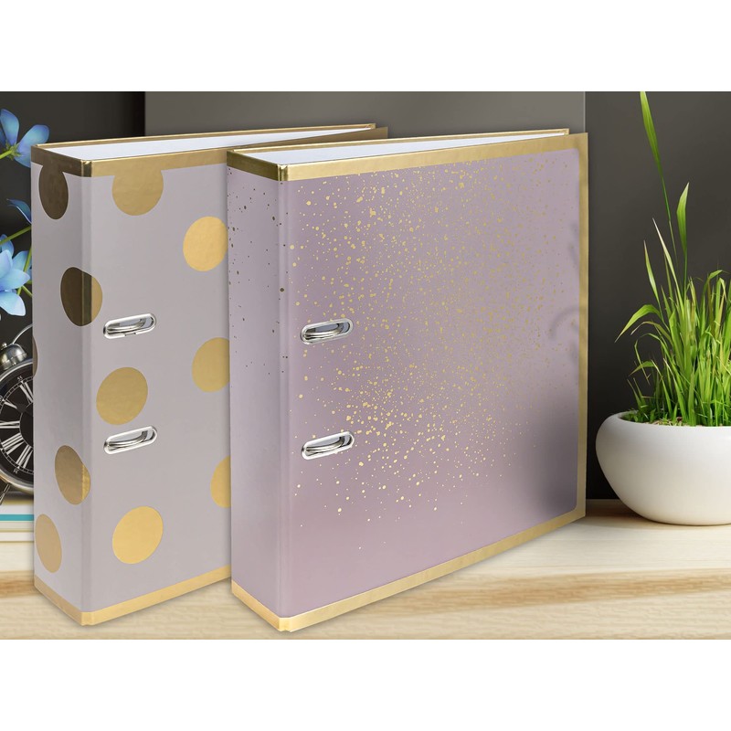 Interdruk Lever Arch File A4 75 mm - Metallic Design