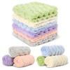 PHOGARY Flannel Face Cloth Pack 6, Reusable Microfibre Face Cloth,