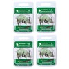 HAWKRIDGE - 4 x Predator BARBED Pike Snap Tackle Double
