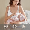 Dresime Nursing Bra, 3 Pieces Seamless Pregnancy Bra Without Underwire,